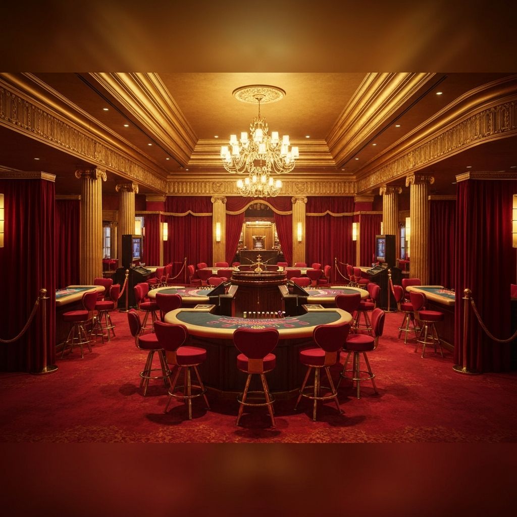 Luxusní casino prostředí